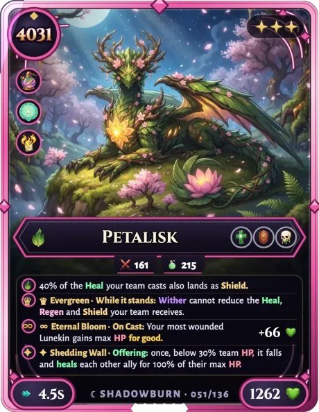 Petalisk, card